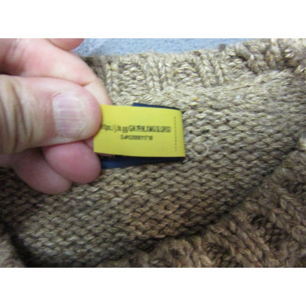Polo Ralph Lauren Sweater Womens Small Beige Southwestern Aztec Wool Blend - Picture 4 of 14